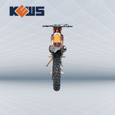 KEWS MT250cc Оранжевая рама Водное охлаждение 2-тактный внедорожный мотоцикл с ремнем EXCEL