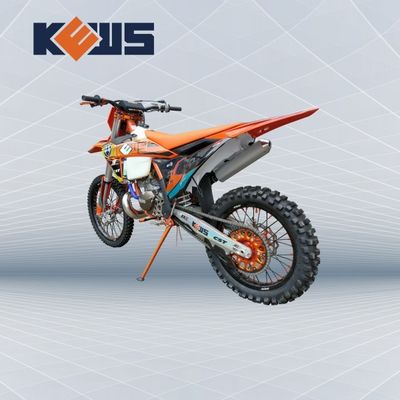 KEWS MT250cc Оранжевая рама Водное охлаждение 2-тактный внедорожный мотоцикл с ремнем EXCEL