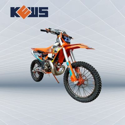 KEWS MT250cc Оранжевая рама Водное охлаждение 2-тактный внедорожный мотоцикл с ремнем EXCEL