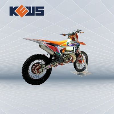Карбюраторный 250CC с водяным охлаждением, 2-тактный мотоцикл для мотокросса с CDI зажиганием и опциональными наклейками