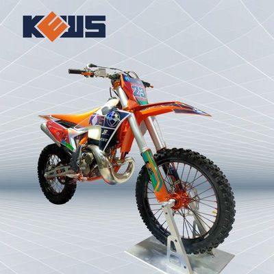 Карбюраторный 250CC с водяным охлаждением, 2-тактный мотоцикл для мотокросса с CDI зажиганием и опциональными наклейками